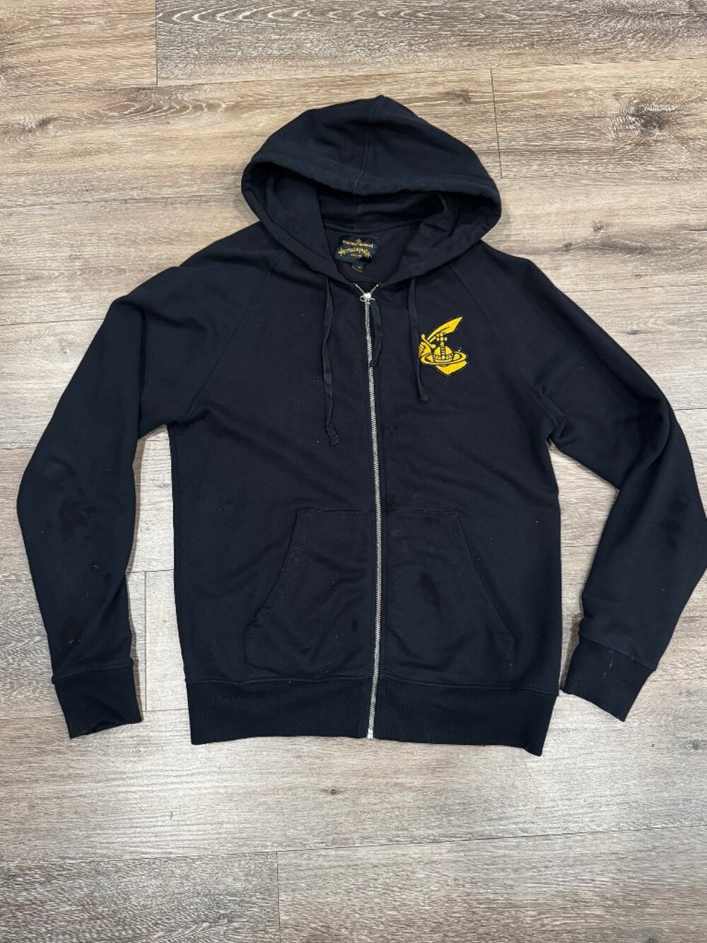 Vivienne Westwood Anglomania "Arm and Cutlass" Zip-Up Hoodie.